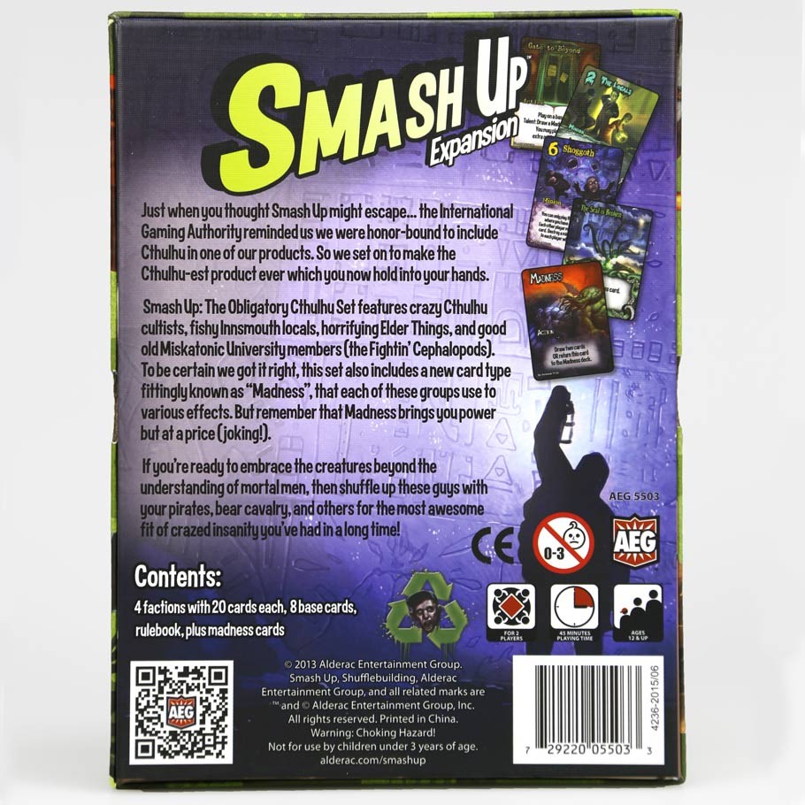 Smash Up : The Obligatory Cthulhu Expansion